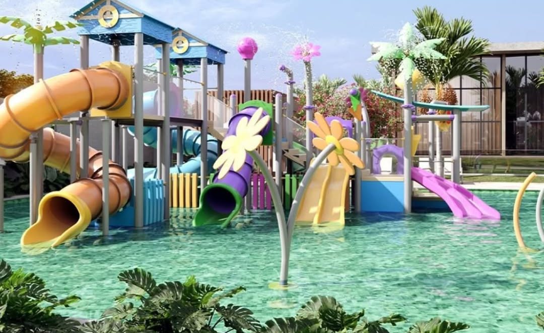Parque aquático infantil